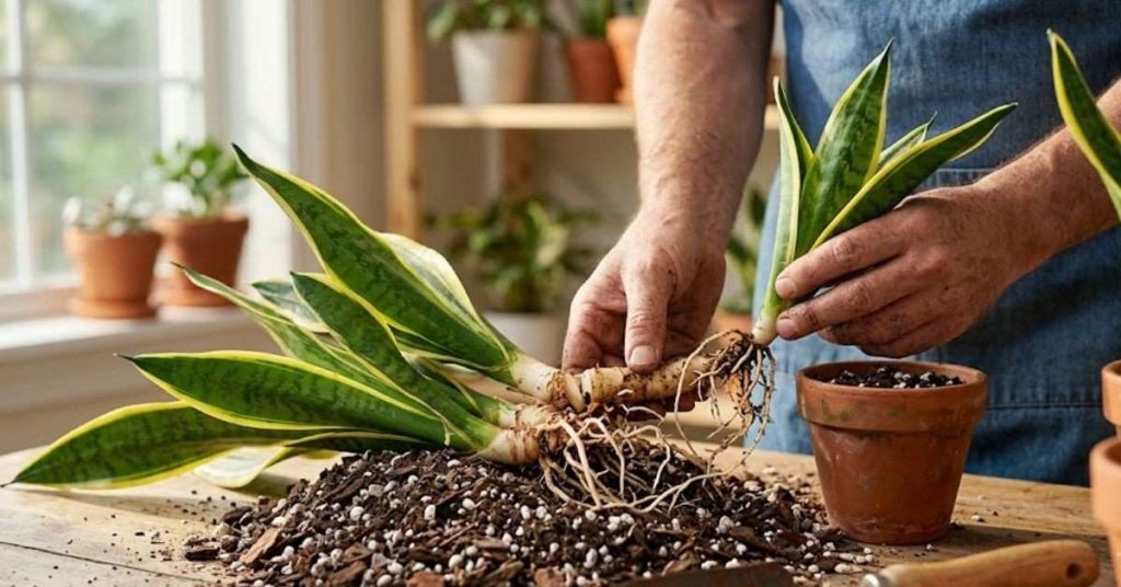 how to propogate snake plant