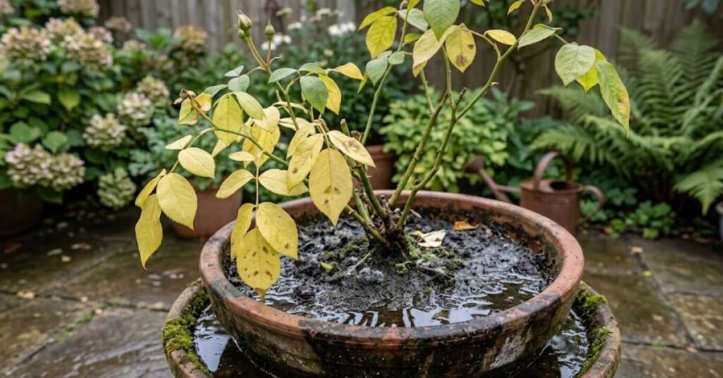 Can Overwatering Cause Yellow Rose Leaves