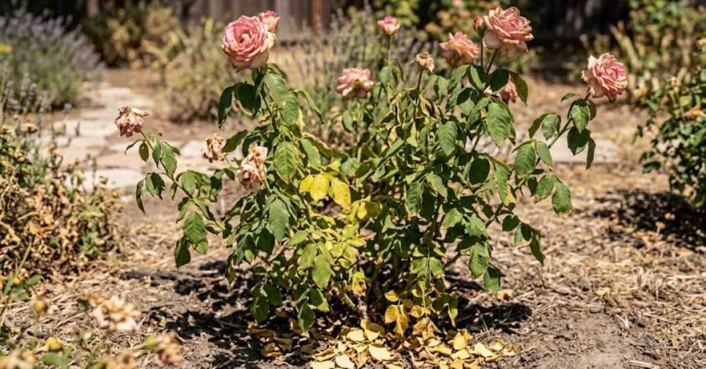 Can Too Much Sun or Extreme Heat Turn Rose Leaves Yellow