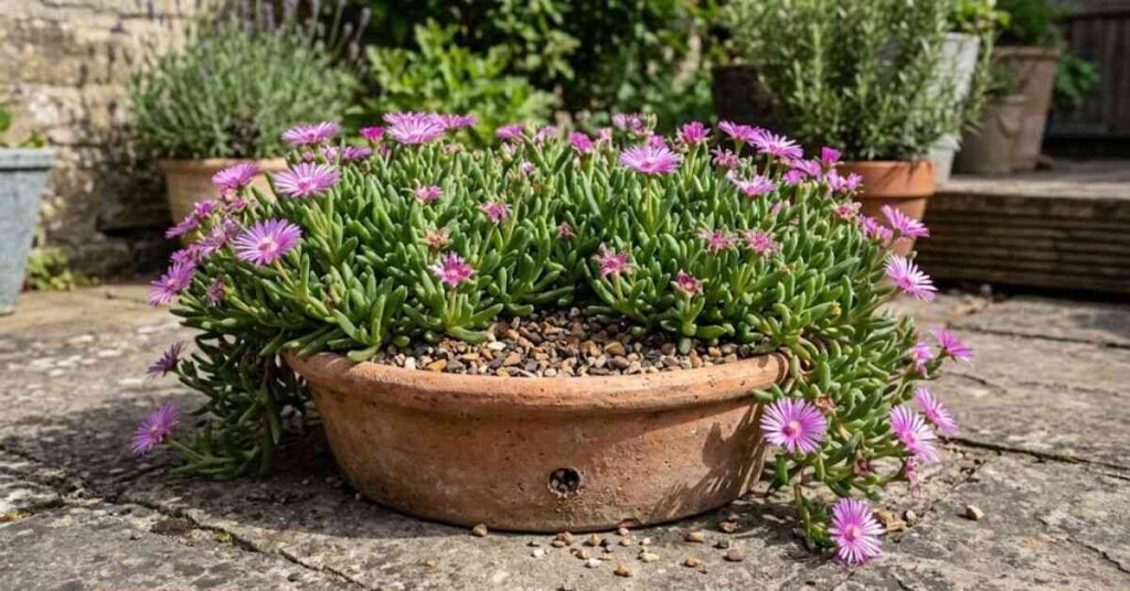 Ice Plant in Containers