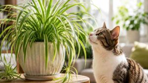 are spider plants toxic to cats