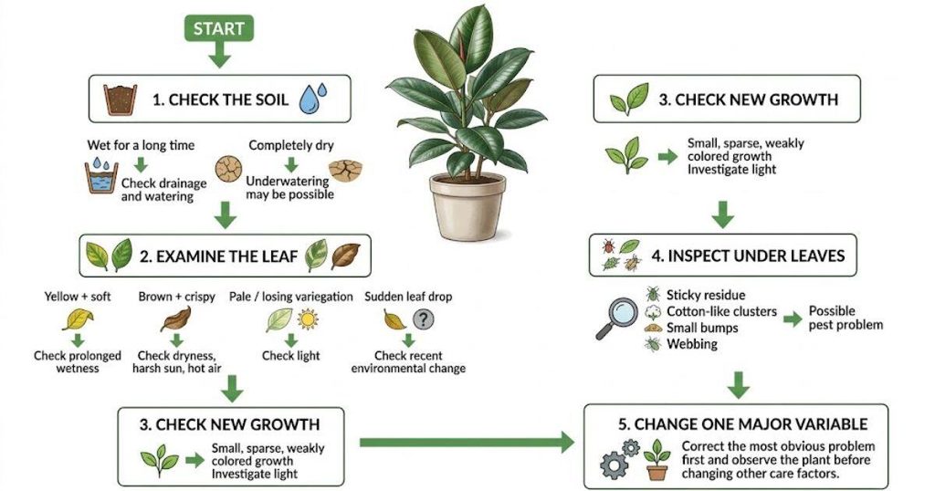 Rubber Plant Decision Map